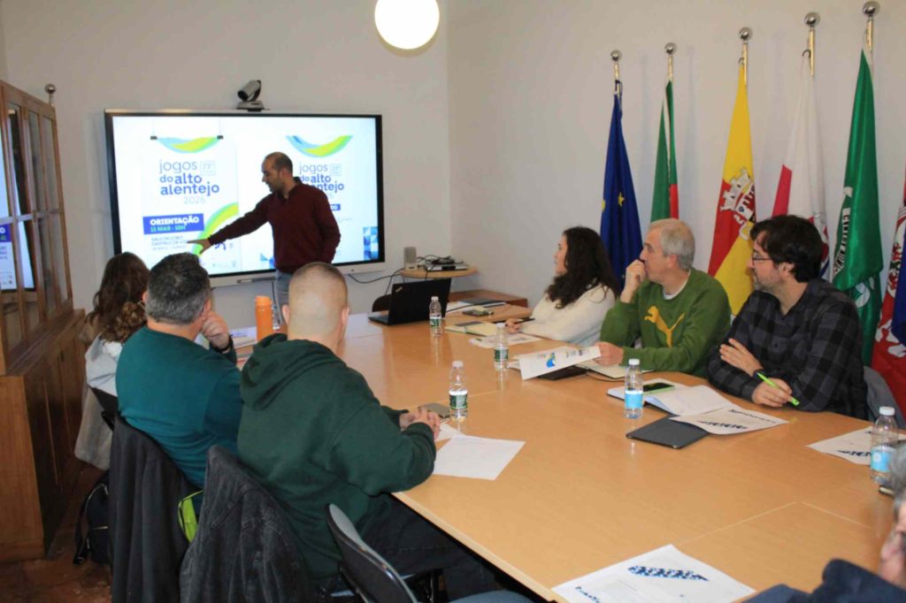 Reunião técnica com os Municípios acerca dos Jogos do Alto Alentejo