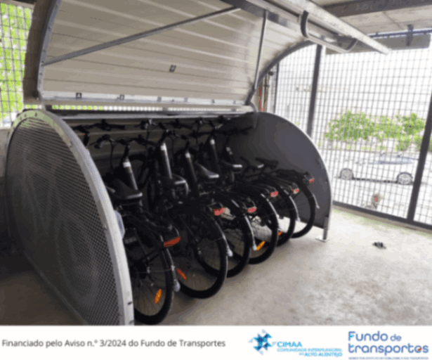 Bicicletas de Mobilidade Ciclável para os técnicos da CIMAA, na Praça da República de Portalegre