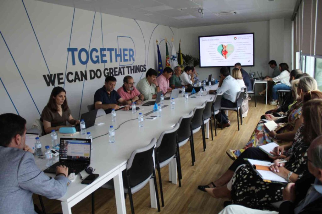 Reunião de Conselho Intermunicipal da CIMAA no Aeródromo de Ponte de Sor