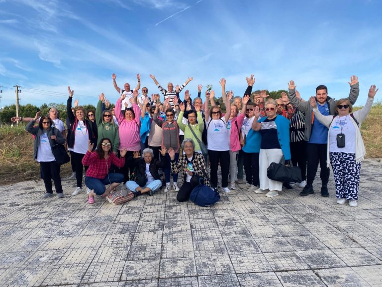 Aula de Hidroginástica no âmbito dos Jogos do Alto Alentejo nas Piscinas da Fonte Nova em Campo Maior