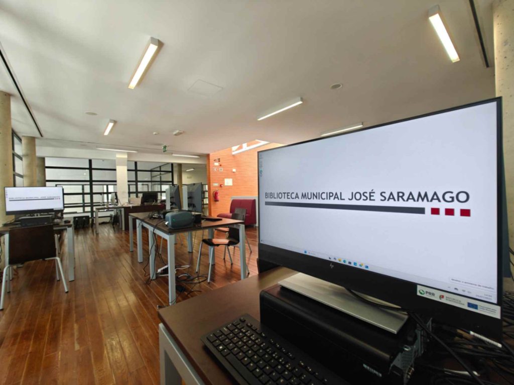 Novos computadores das Bibliotecas Municipais do Alto Alentejo